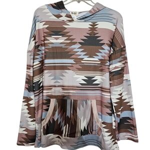 BiBi Brand Size Medium Hooded Top EUC